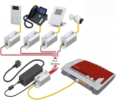 2-wire-lan convertor